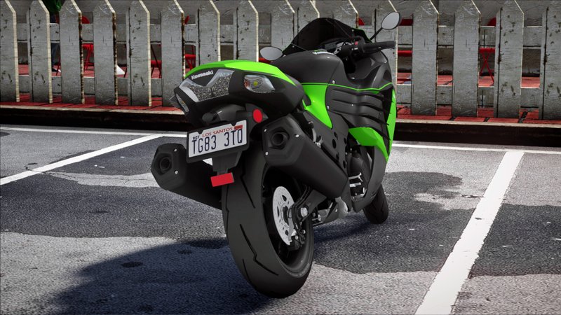 GTA San Andreas 2018 Kawasaki ZX-14R Mod - GTAinside.com